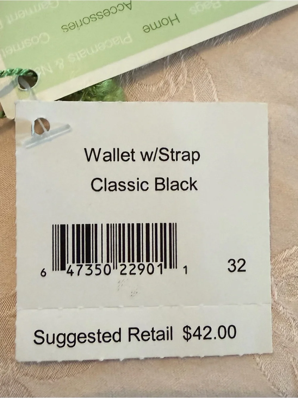 Vera Bradley Wallet with Strap Crossbody - Classic Black NWT
